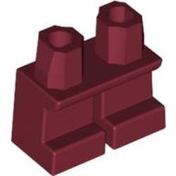 41879-59 KORTE benen, heupen en benen gelijke kleur rood, donker NIEUW *2B000