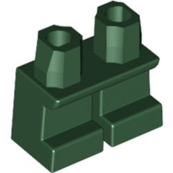 41879-80 KORTE benen, heupen en benen gelijke kleur groen, donker NIEUW *2B000