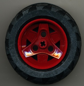 41896c02-59 'Wiel 43.2mm doorsnede 26mm breed TR,zwarte truckband 68.8x36 H (41896/41893) (PAKKETZENDING!) rood, donker NIEUW *5W000