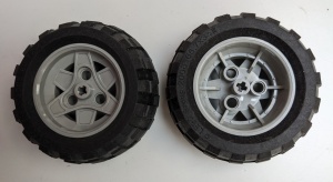 41896c03-9 Wiel 43.2mm doorsnede met truckband 61480 68,7x34 (PAKKETZENDING) lichtgrijs (klassiek) NIEUW *5W000