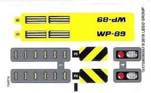 42035stk01 STICKER 42035 Mining Truck NIEUW *0S0000