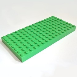 4204-37G Steen 8x16 groen, midden gebruikt *5K0000