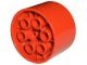 4266-5G Wiel 20x30 Technic, velg glad voor harde banden rood gebruikt *5W000 - Img 2