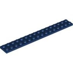 4282-63 Platte plaat 2x16 blauw, donker NIEUW *1K0000