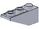 4287-86 Omgekeerde dakpan 33 graden 1x3 grijs, licht (blauwachtig) NIEUW *1B217