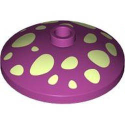 43898pb012-71 Schotel, 3x3 Paddenstoel magenta NIEUW *1D0000