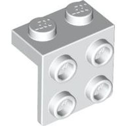 44728-1 Verbindingsplaat 1x2- 2x2 wit NIEUW *1B257