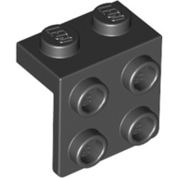 44728-11 Verbindingsplaat 1x2- 2x2 zwart NIEUW *1B257