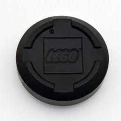 44848-11G Sports hockey puck groot zwart gebruikt *