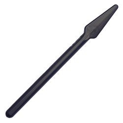 4497-77G Speer rond uiteinde grijs, donkerparel gebruikt *1E022