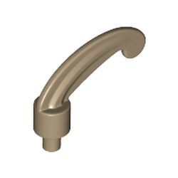 4502a-69 Pluim- klein crème,donker NIEUW *0L0000