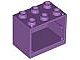 4532-b157 Kastje klein 2x3x2 (zie 4533 voor deur) lavender, midden NIEUW *5K000