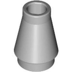 4589-86G Kegel 1x1x1 grijs, licht (blauwachtig) gebruikt *1B333