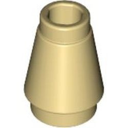 4589b-2 Kegel 1x1x1 crème NIEUW *1B085