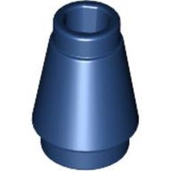 4589b-63 Kegel 1x1x1 blauw, donker NIEUW *1B085