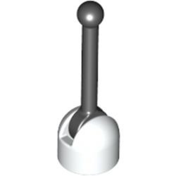 4592c02-1 Versnelling- witte console, zwarte hendel wit NIEUW *1A081