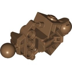 47328-91G Bionicle Vahki onderbeen vleeskleurig, donker gebruikt *