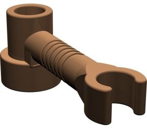 4735-8G Balk 1x3 met clip (robotarm) bruin (klassiek) gebruikt *1E018