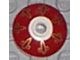 4740pb002-1 Schotel 2x2 met deel klok (Harry Potter) wit NIEUW *