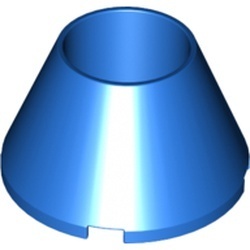 4742-7G Kegel 4x4x2 open midden, geen noppen bovenop blauw gebruikt *