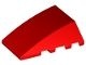 47753-5 Steen, wig 4x4 aflopend zonder noppen bovenop rood NIEUW *