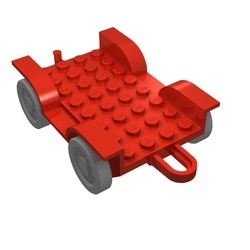 4796c01-5G Autochassis 8x6 rood gebruikt *