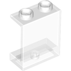 4864-12 Paneel 1x2x2 ZONDER zijschotten transparant NIEUW *1B022