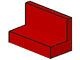 4865-5G Paneel 1x2x1 (bankje) rechte hoeken rood gebruikt *1B396
