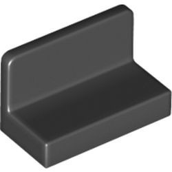 4865b-11 Paneel 1x2x1 (bankje) vlak afgeronde hoeken zwart NIEUW *1B018