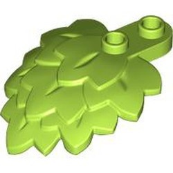 5058-34 Plantblad met kartels lime NIEUW *5C082