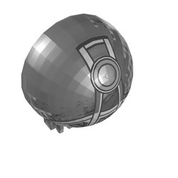 50747pb05-13 Ruit halve bol 6x6x3 met 2 scharnieren SW Republic Attack Gunship Crosshairs transparant zwart NIEUW *