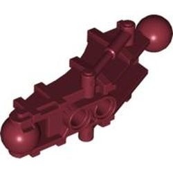 50920-59G Bionicle Toa Hordika onderdeel van been rood, donker gebruikt *