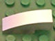 50950-67 Dakpan gebogen 1x3 zilver, metallic NIEUW *1B097