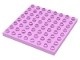 51262-104 DUPLO plaat 8x8 roze, helder NIEUW *