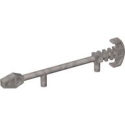 51644-66G Bionicle Wapen mini staf grijs, lichtparel gebruikt *