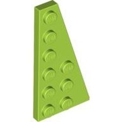 54383-34 Wig plaat 6x3 rechts lime NIEUW *5A005