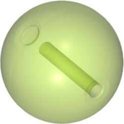 54821-16G Bal (Zamor Sphere) transparant, neongroen gebruikt *0D001