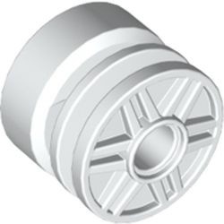 55981-1 Wiel 18x14 wiel met PINgat en spaken wit NIEUW *5W000
