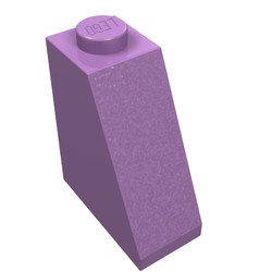 60481-157 Dakpan 65 graden 1 breed lavender, midden NIEUW *1B156