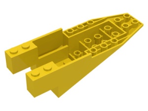 6058-3G Cockpit 11x4x2 2/3 geel gebruikt *3L0000