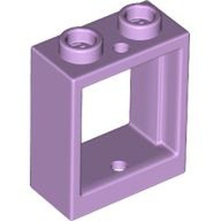 60592-154 Raam 1x2x2- vlak (NIEUWE stijl) ZONDER GLAS lavender, licht NIEUW *1B277
