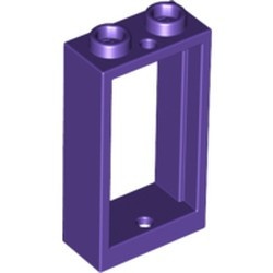 60593-89 Raam 1x2x3- vlak (NIEUWE stijl) ZONDER GLAS paars, donker NIEUW *1B278