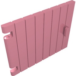 6078-23G Deur 1x4x3 roze (klassiek) gebruikt *1C030