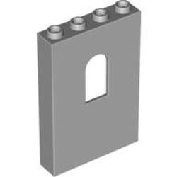 60808-86 Paneel 1x4x6 met raam zonder kanteel grijs, licht (blauwachtig) NIEUW *