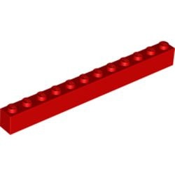 6112-5G Steen 1x12 rood gebruikt *1A049