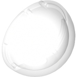 61287-12G Halve bol 2x2 transparant gebruikt *0L0000
