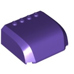 61484-89 Verhoogd dak 5x6x2 paars, donker NIEUW *0B003