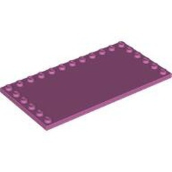 6178-47G Tegel 6x12 met noppen zijkanten roze, donker gebruikt *5K0000
