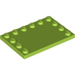6180-34 Tegel 4x6 met noppen zijkant lime NIEUW *5K0000
