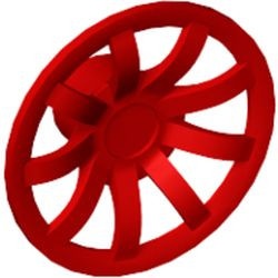 62701-5 Wieldop 9 spaken 24mm rood NIEUW *5W000
